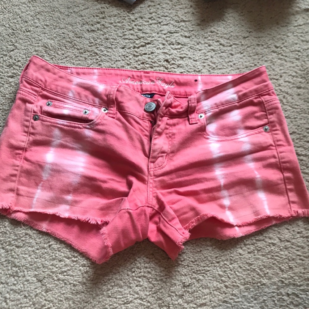 Hot pink shorts